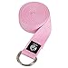 YANSYI Yoga Strap (8ft), Durable Polyester Cotton Exercise Straps w/Adjustable D-Ring Buckle for Stretching, General Fitness, Flexibility and Physical Therapythumb 4