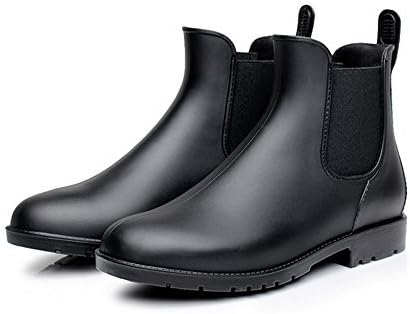 Rainy Show Women's Tinsley Rain Boots Chelsea by with Elastic Slip On Ankel