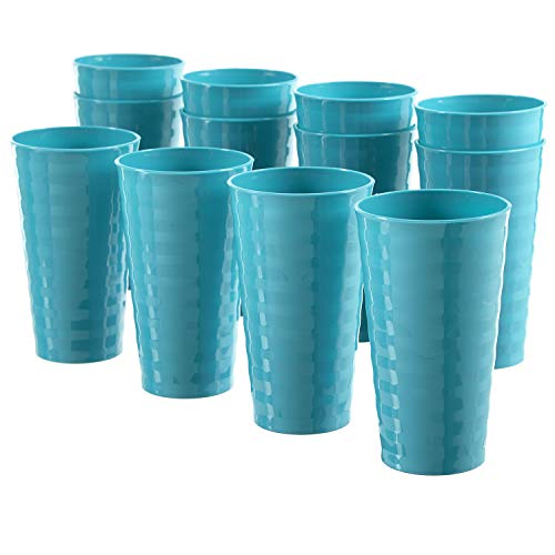 Splash 20ounce Unbreakable Plastic Tumblers set of 12 Teal Teal eBay