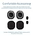 VXi BlueParrott B350-XT Bluetooth Headset with 96% Noise Cancellation Bundle with Ear / Mic Cushion Kit, Blucoil USB Wall Adapter, and 5-Pack of Reusable Cable Ties