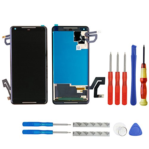 Swark OLED Display Compatible with Google Pixel 2 XL 6.0" Smartphone LCD Touch Screen Digitizer Assembly (Black) - Thumbnail 4