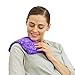 Nature Creation Reusable Microwave Heat Pad - Microwave Heating Pad for Neck and Shoulders, Cold Compress & Hot Pack, Heat Pack Warming Pad, Microwavable Heating Pads for Cramps, Purple Flowers 1 pack