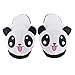 Coxeer Unisex Cute Cartoon Cotton Panda Stripe Slippers (Panda Cute (Euro 36-39))