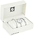 Anne Klein Women's AK/2847SVST Swarovski Crystal Accented Silver-Tone Watch and Bangle Set