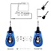 Xvive U2 Guitar Wireless System Rechargeable 2.4GHz Digital Guitar Wireless Transmitter and Receiver for Electric Guitar Bass Violin Keyboard