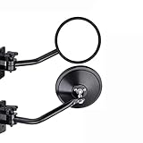 4X4 Round Mirrors for Jeep One Pair TJ Mirrors fit for 1997~2006 2007~2017 Jeep Wrangler Side View Mirrors for 1997~2006 2007~2017 Jeep Wrangler Unlimited