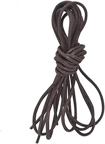 Helen Zora Round Thin Shoe Laces Durable Waxed Bootlaces For Leather Oxford Brogues many colors and lenght for choose
