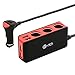 Te-Rich 3-Socket Cigarette Lighter Power Adapter DC Outlet Splitter 6.8A 4 Port USB Car Charger for Cell Phones, Dash Cam, GPS and More