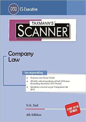 Scanner-Company Law by N.S zad (CS-Executive) June 2018 Exams 