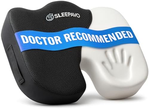 Sleepavo Office Chair Cushion Seat Cushion for Tailbone Pain