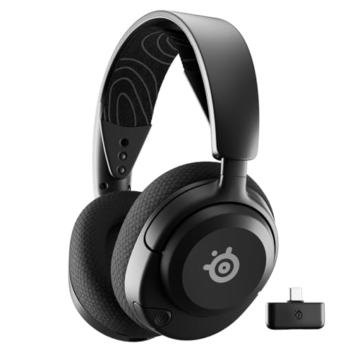 SteelSeries Arctis Nova 5 Wireless - Gaming Headset- Multi-System -PC,PS5 - Magnetische Neodym-Treiber -Über 100 Audio Presets - 60H Akkulaufzeit - 2,4 GHz oder BT-ClearCast Gen2.X-Mik thumbnail 1