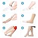 Compression Socks 20-30mmHg Open Toe with Free Removable Satin Sock Professional Care for Ankle,Varicose Veins, Calf Edema Pain Relief Suitable for Nurses Maternity Flight Travel Men Women XL