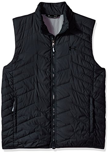 Under Armour Men's ColdGear Reactor Vest, Carbon Heather/Steel, Large