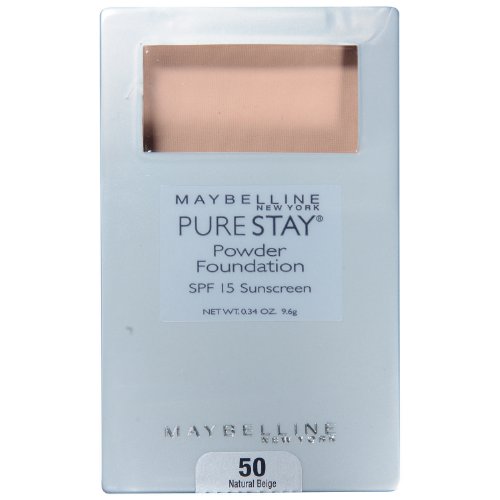 Maybelline New York Purestay Powder & Foundation SPF 15, Natural Beige - .34 oz