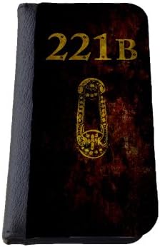Sherlock Holmes Baker Street 221b wallet phone case Samsung Galaxy S4 wallet case PU leather case, foldable flip case, book style