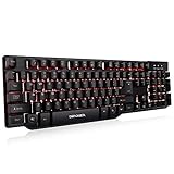 Keyboard, BeeMoon Wired Gaming Keyboard with Three Colors Backlit Supporting Windows 10/ 8 / 7 / Vista / XP, Mac, Linux