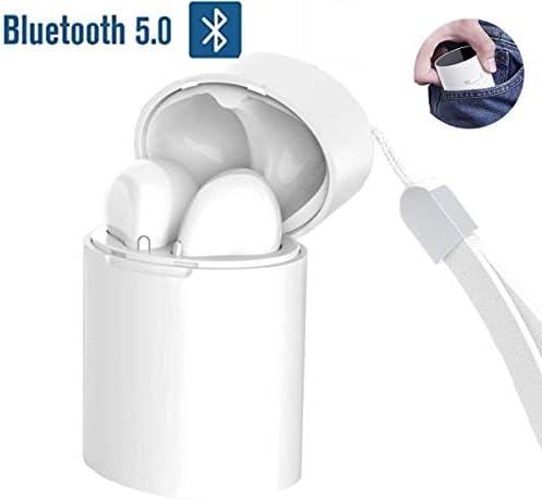 Wireless Earbuds Bluetooth Headphones Noise Cancelling Mic Wireless Earphones Cordless Headphones Bluetooth Headset for Sport Running, TWS Bluetooth V5.0 Binaural Call HD Stereo