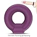 Silicone Penis Ring,Premium Stretchy Cock Ring for Last Longer Harder Stronger Erection,Pleasure Enhancing Sex Toy for Man or Couples Play Purple