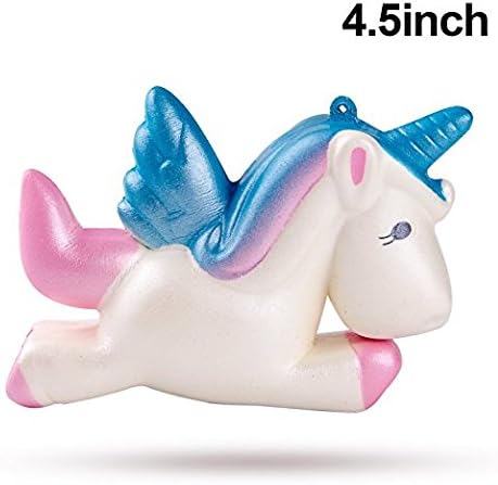 Slow Rising Squishies Pastel Unicorn Pegasus Animal Squishy Toy Extra Soft Relieve Stress 4.5"