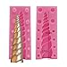 7 Pcs DIY Unicorn Silicone Mold with Unicorn Horn Ears and Eyelash Mould for Cake Fondant Chocolates Cupcake Toppers
