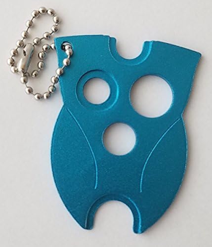 Essential Oil Key Tool (Blue Owl), Universal Roller Bottle Accessory to Easily Remove Roller Balls, Caps, and Orifice Reducers on Most Bottles