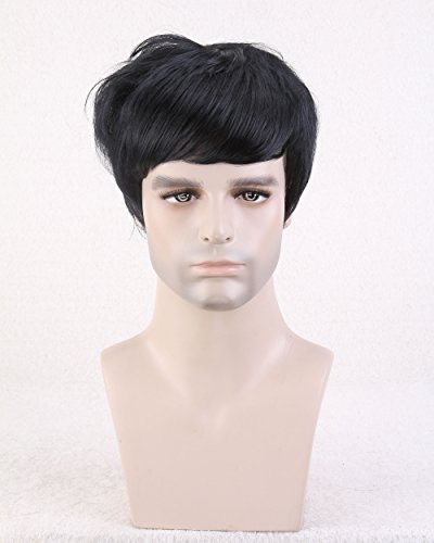 Men's Black Hair Wig