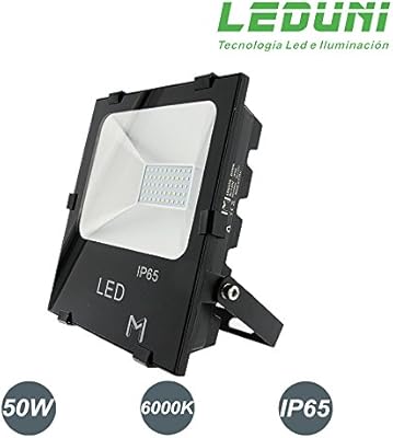 LEDUNI Foco Proyector Floodlight LED Exterior 50W Chips OSRAM IP65 ...