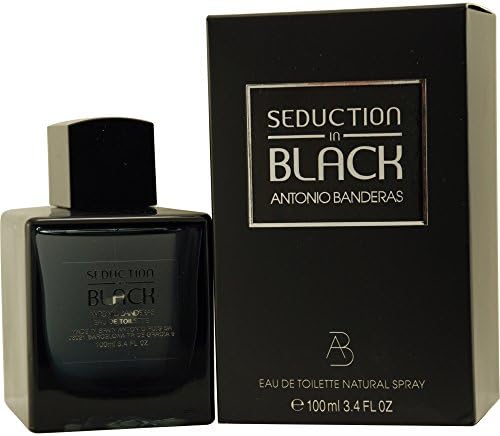 SEDUCTION IN BLACK by Antonio Banderas EDT SPRAY 3.4 OZ for MEN ---(Package Of 5)