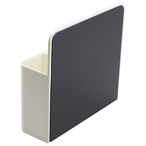 White Magnetic Marker Holder for Glass Whiteboards,Magnetic Dry Eraser Organizer Mount Tray Rack,Powerful Neodymium Magnets,Fits 8 Dry-Erase Markers.Bonus 1 pcs Magnetic Whiteboard Eraser - Thumbnail 3