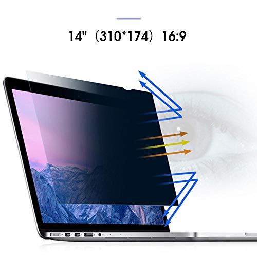Anti-Blue Privacy Screen,Anti Glare Privacy Filter,Removable Privacy Screen,Screen Protector Film Suitable for 12.5-15.6-inch Desktop Computer Monitor
