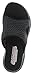Skechers Cali Women's Flex Appeal 2.0-Won't Stop Flat Sandal,Black/Charcoal,7 M US