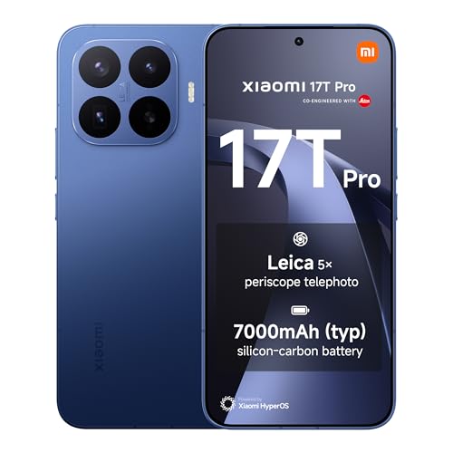 XIAOMI 17T Pro Smartphone 12+512GB Deep Blue 6.83 144Hz Display