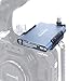 Lanparte SSD T5 Mount Bracket with Cold Shoe Mount Cable Clamp Compatible with Samsung T5