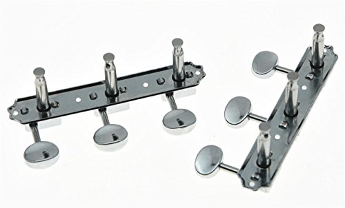 KAISH Chrome 3 per side 3x3 on a Plate Vintage Guitar Tuning Keys Tuners for Les Paul Korea Made