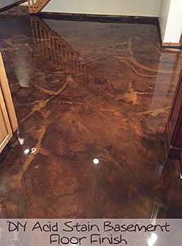 Concrete Acid Stain Professional Grade Concrete Etching Cement Stain 1 Quart English Red Direct Colors