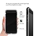 iVAPO i7 Plus-Crystal-case-Bright Black iPhone 7 Plus Case, Transparent Clear, Protective Enhanced Grip, Soft TPU Air Space Shock-Proof, Bright Black, 5.5