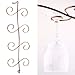 Buytra Under Cabinet Wine Glass Rack Stemware Holder for Home Bar, Holds up to 8 Glasses