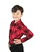 Leveret Kids & Toddler Boys Long Sleeve Uniform Cotton Dress Shirt Black & Red Plaid (Size 10 Years)