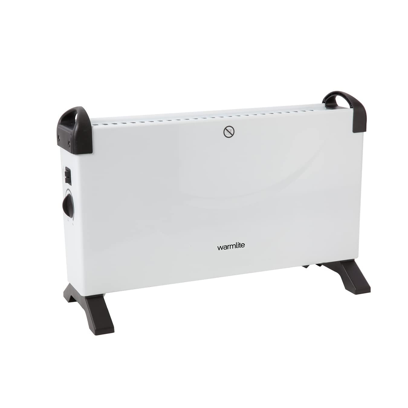 Warmlite Convection heater with an Adjustable Thermostat and Overheat Protection, 2000W, White, WL41007