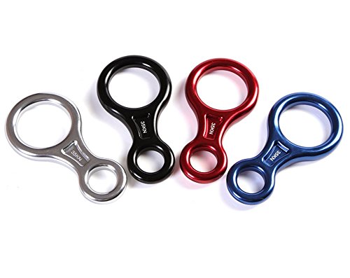 CdyBox 35KN Big 8 Titan Figure 8 Rescue Descender Belay Device for Mountain Climbing