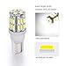 LUYED 5 X 300 Lumens Super Bright 3014 30-EX Chipsets 194 168 175 2825 W5W 158 161 T10 Wedge Led Bulbs,Xenon White