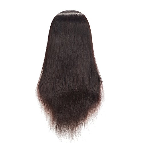 Traininghead 24-26'' Female Mannequin Head 100% Human Hair Hairdressing Training Practice Head Manikin Cosmetology Doll Head With Clamp (1812LB0216H) - Thumbnail 3