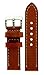 JP Leatherworks Men's M121-Tan-22 22mm Panerai Style Leather Tan Watch Band