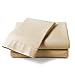 Zen Bamboo Luxury Bed Sheets - Eco-friendly, Hypoallergenic and Wrinkle Resistant Bamboo Derived from Rayon and Microfiber Blend - 4-Piece - Queen - Cream