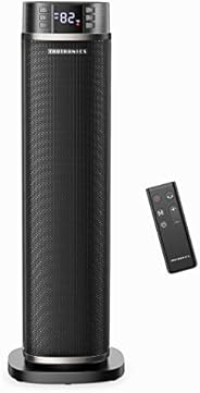 TaoTronics Space, 1500W PTC Ceramic Heater with Remote Control Eco Mode Widespread Oscillation 12H Timer Overh
