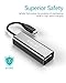 ELECJET, USB C MagSafe Adapter, Type C to MagSafe 1&2 Converter, Compatible with MacBook Pro/Air and Most USB C Laptops and Devices (Grey)