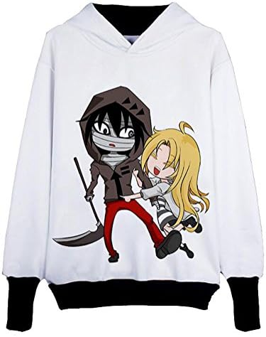 DOUJIONG Cosplay Angels of Death Ray/Zack Fashion Hoodies Sweatshirt Cotton Sweaters Costume