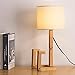 HAITRAL Bedroom Table Lamp - Fun Desk Lamps with Wooden Base Unique Table Lamps for Kids Room, Living Room, Bedroom, Office, Reading Room