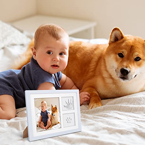 Baby Handprint and Footprint Keepsake Kit, Newborn Prints Photo Frame