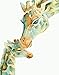 New DIY 5D Diamond Painting Kits Diamond Embroidery Art Painting Pasted Paint by Number Kits Stitch Craft Kit Home Decor Wall Sticker - Giraffe, 25x30cm